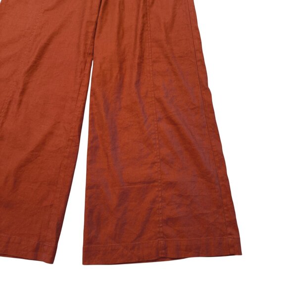 Anthropologie Corset Back Wide Leg Linen Blend Palazzo Pants Women's size XS - Picture 5 of 8